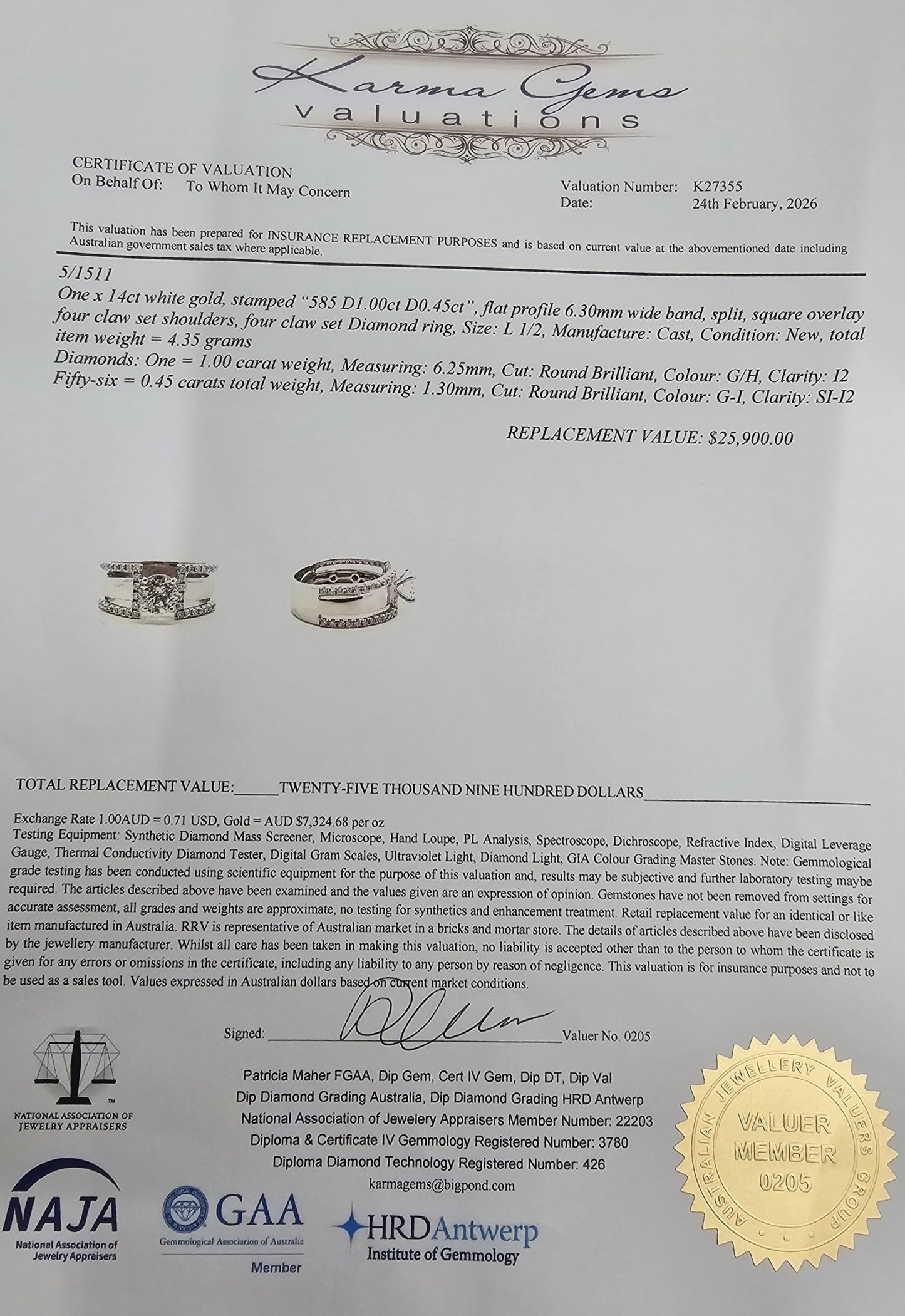 The Libby Diamond Statement Ring