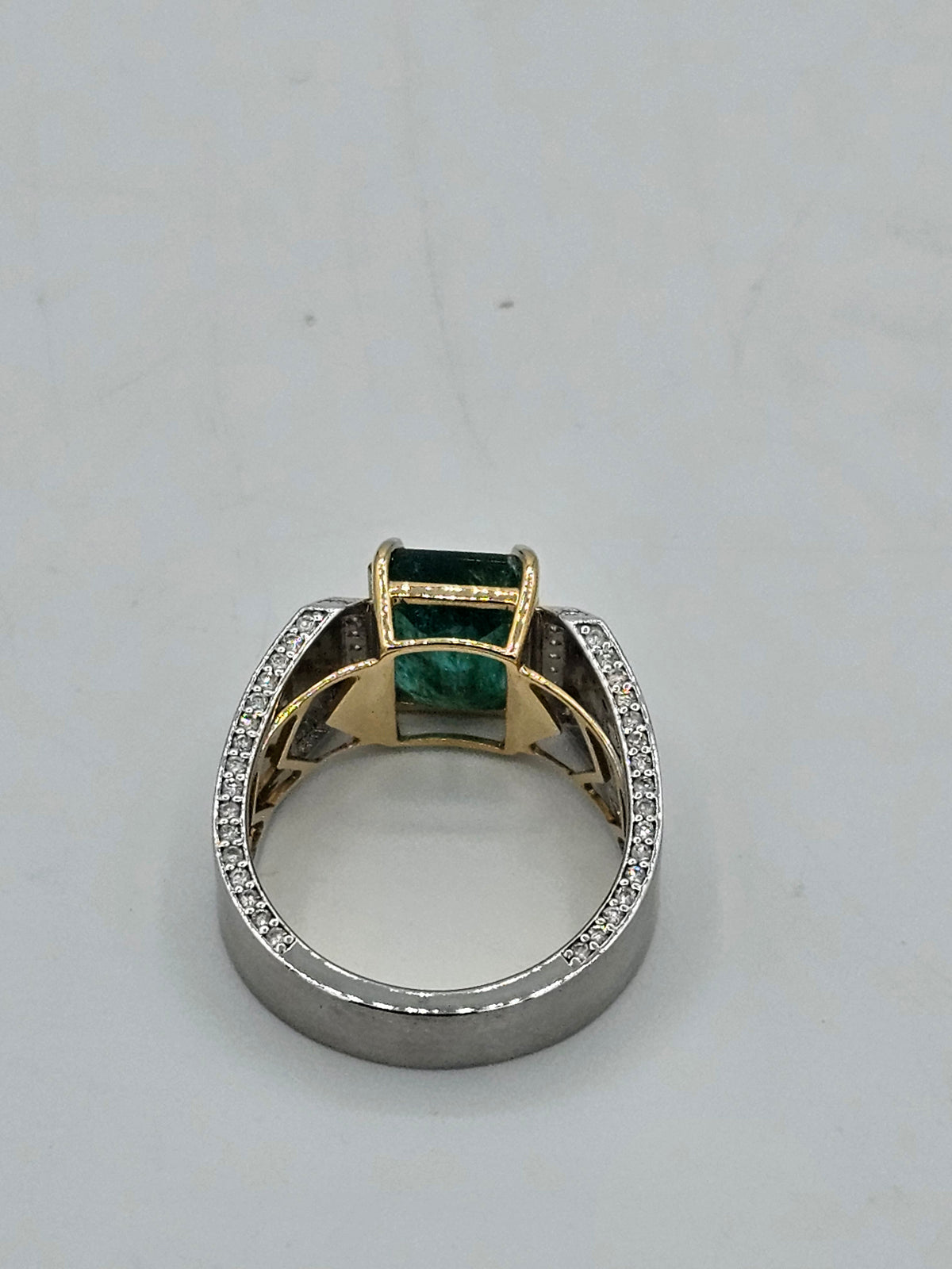 The Emerald Sovereign | 3.41ct Emerald & Diamond Men’s Ring