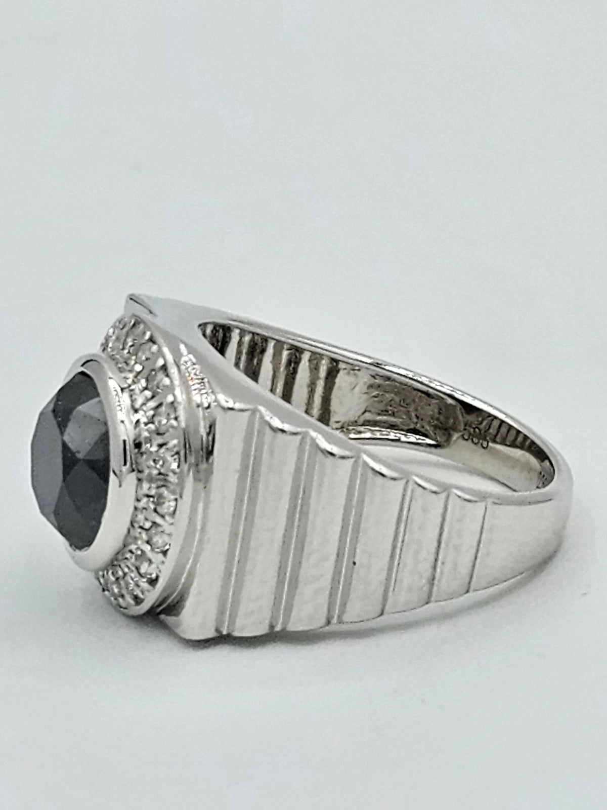 The Midnight Sovereign | 2.67ct Black Diamond Men’s Ring