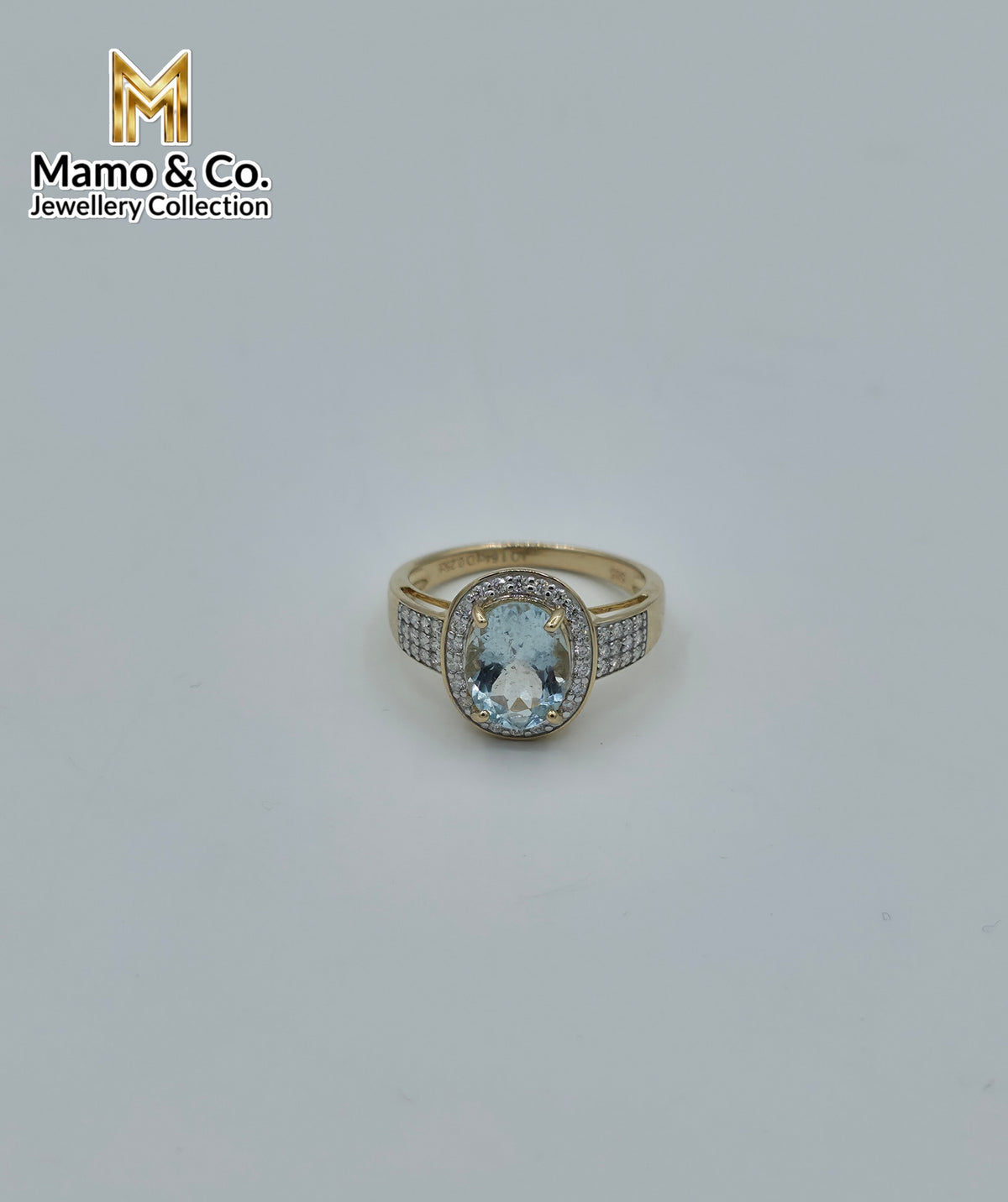 The Azure Filigree | 1.64ct Aquamarine & Diamond Ring