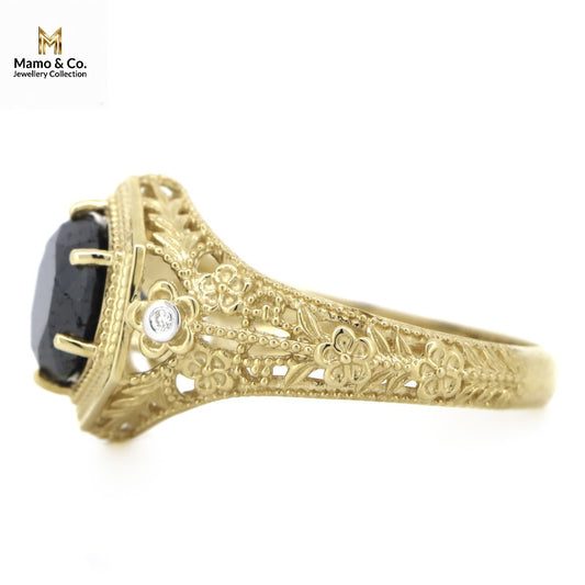 Midnight Bloom Ring