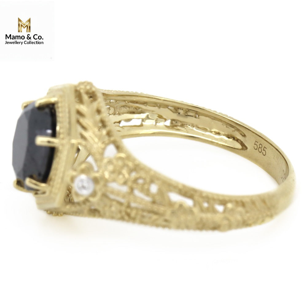 Midnight Bloom Ring